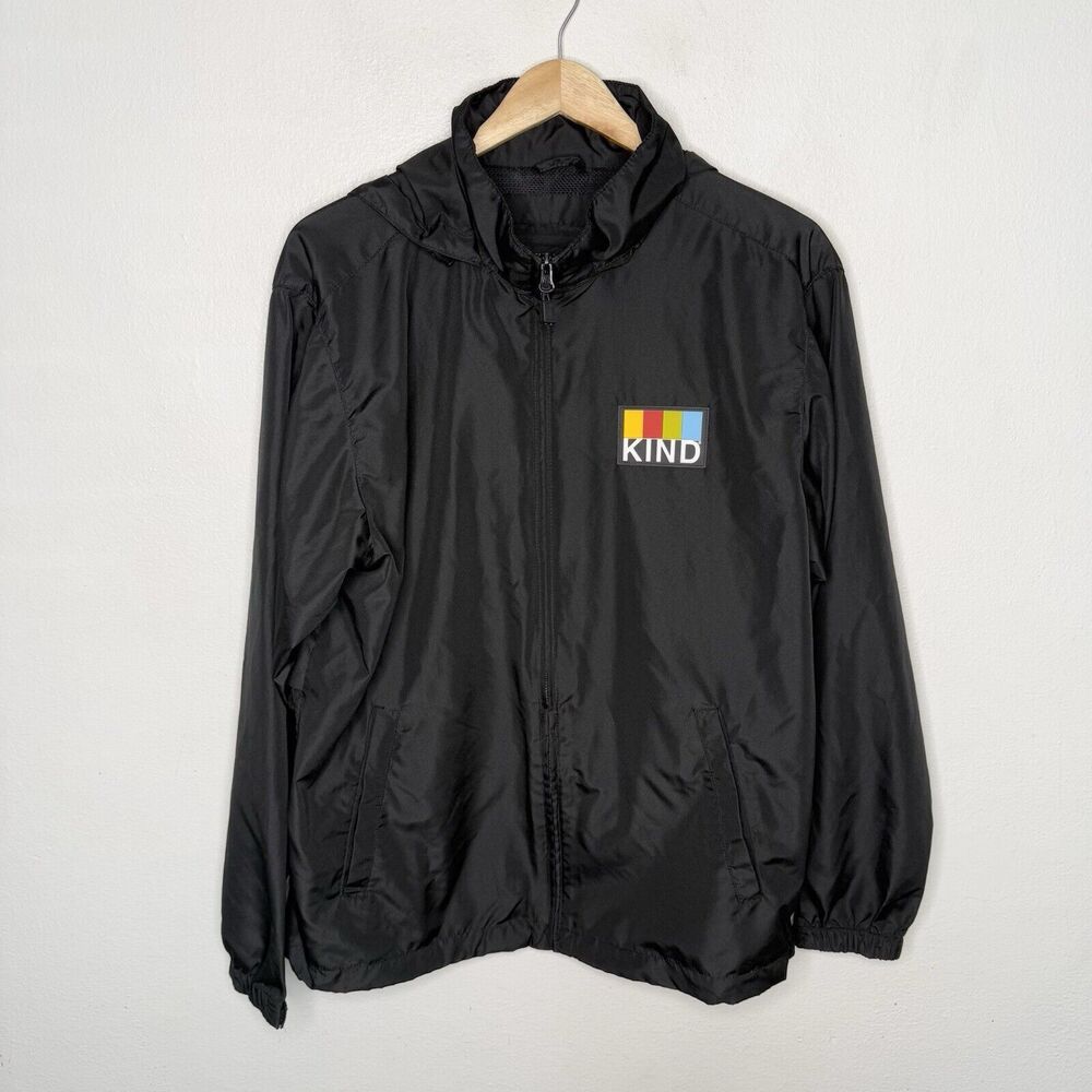 Kind Bars Black Men’s‎ Hooded Jacket Rain Coat North End Outdoor Men’s Medium